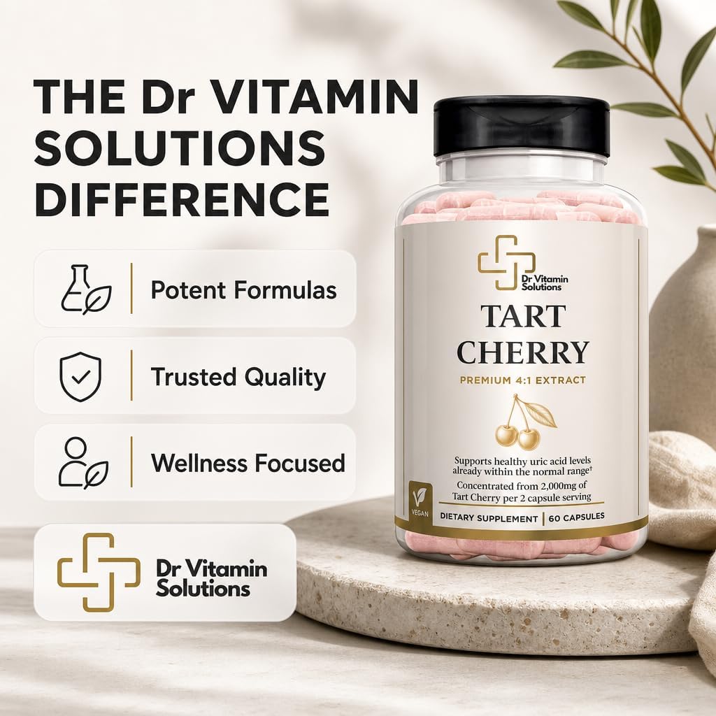 Tart Cherry Extract Supplement 2000 mg - Joint, Sleep Support