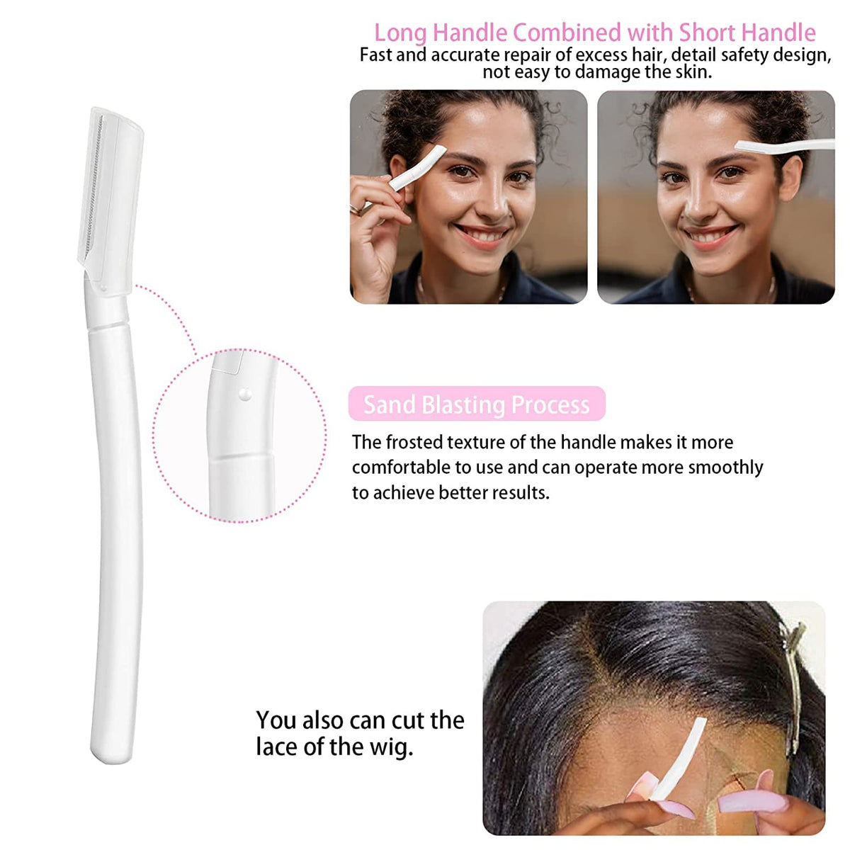 Wig Glue 1.28OZ, Waterproof Lace Front Adhsive for Wigs with Tools and Hair Wax Stick (Lace Adhesive/Wig Glue Remover/Wax Stick/Edge Control Wax/Elastic Band/Hair Dual Drush/Wigs Caps)