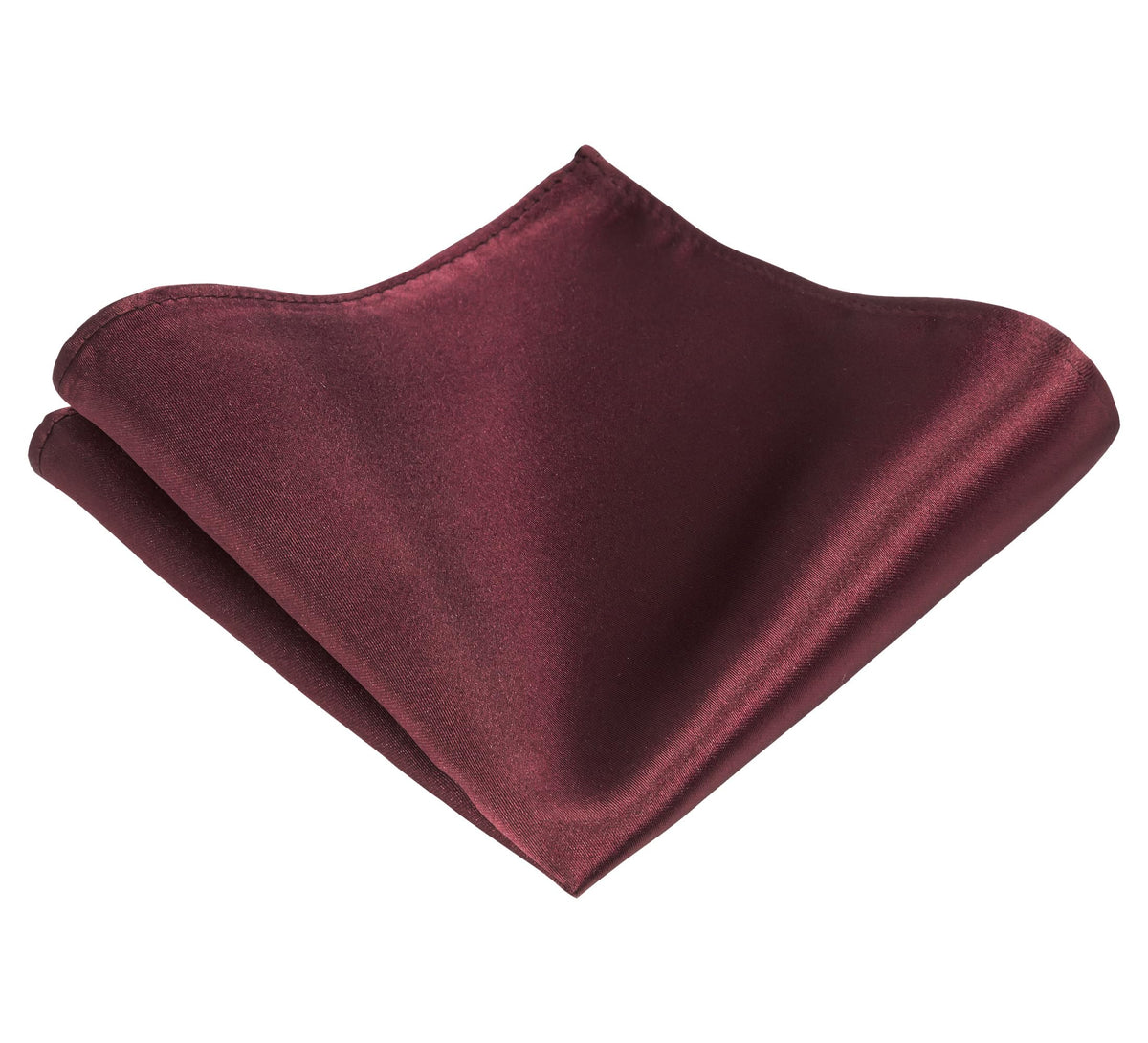 TIE G Solid Satin Woven dyed Color Formal Black Necktie and Pocket Square Sets in Gift Box