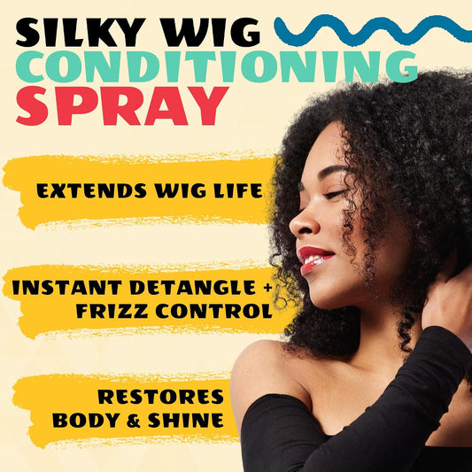 AllDay Locks Synthetic Wig Spray, Nourishes, Softens Fibers, 8 Oz Bottle