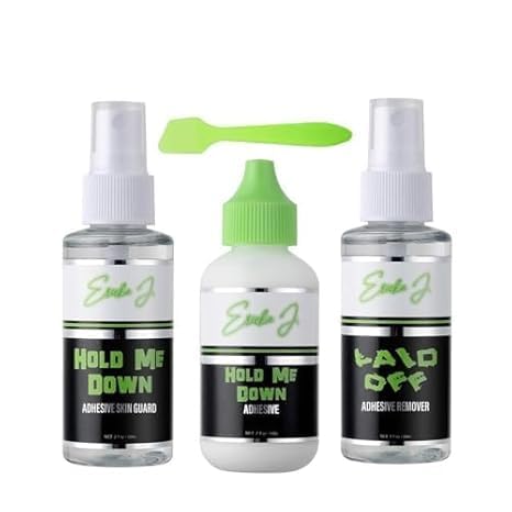 Ericka J. Lace Application System Trio Kit, Waterproof & Sweat Resistant