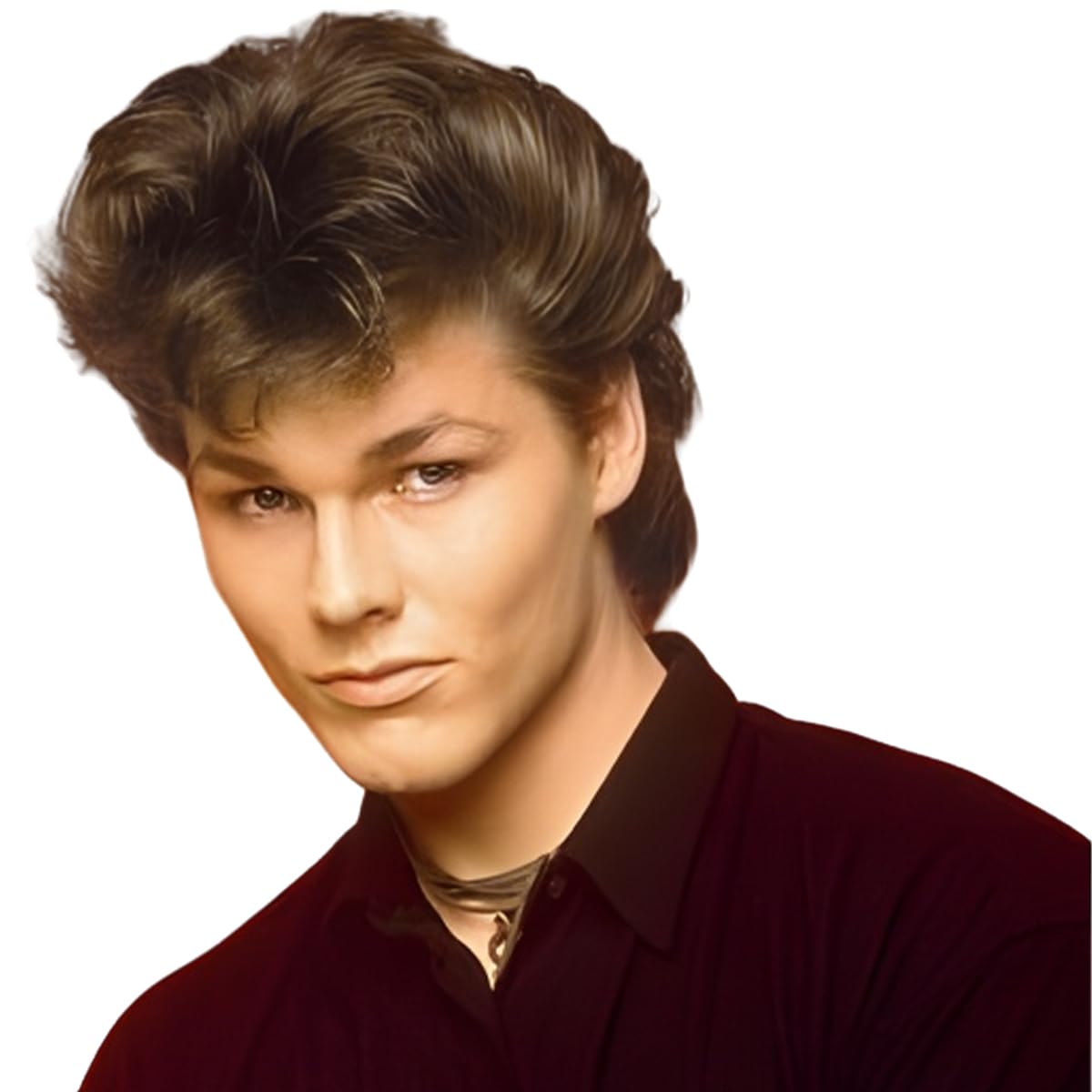 Mullet Wig Blonde 80s Men Wig,Punk Rocker Hair Party Daily Halloween Costumes Long Wigs