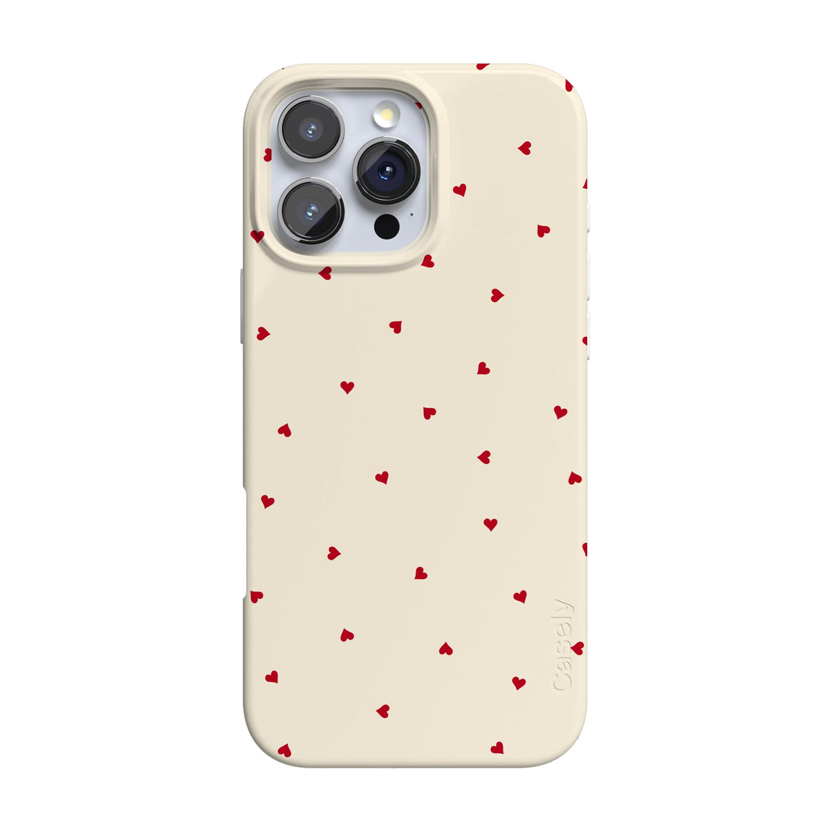 Casely iPhone 16 Pro Case | Cherry on Top | Red Cherries | Compatible with MagSafe | Classic Ultra Slim Design