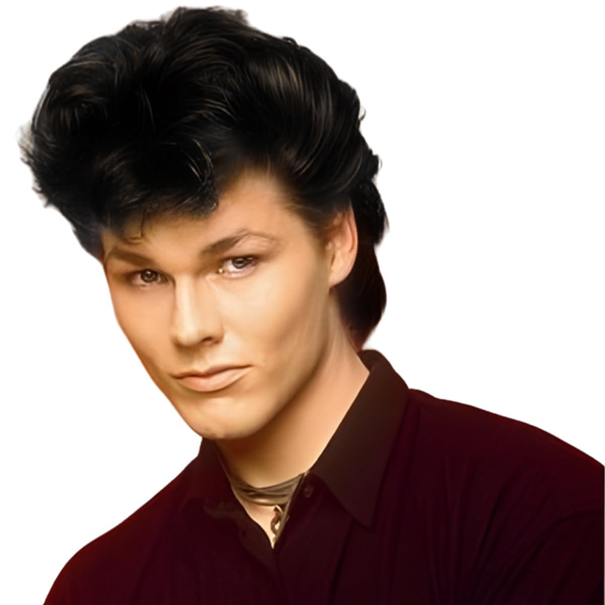Mullet Wig Blonde 80s Men Wig,Punk Rocker Hair Party Daily Halloween Costumes Long Wigs
