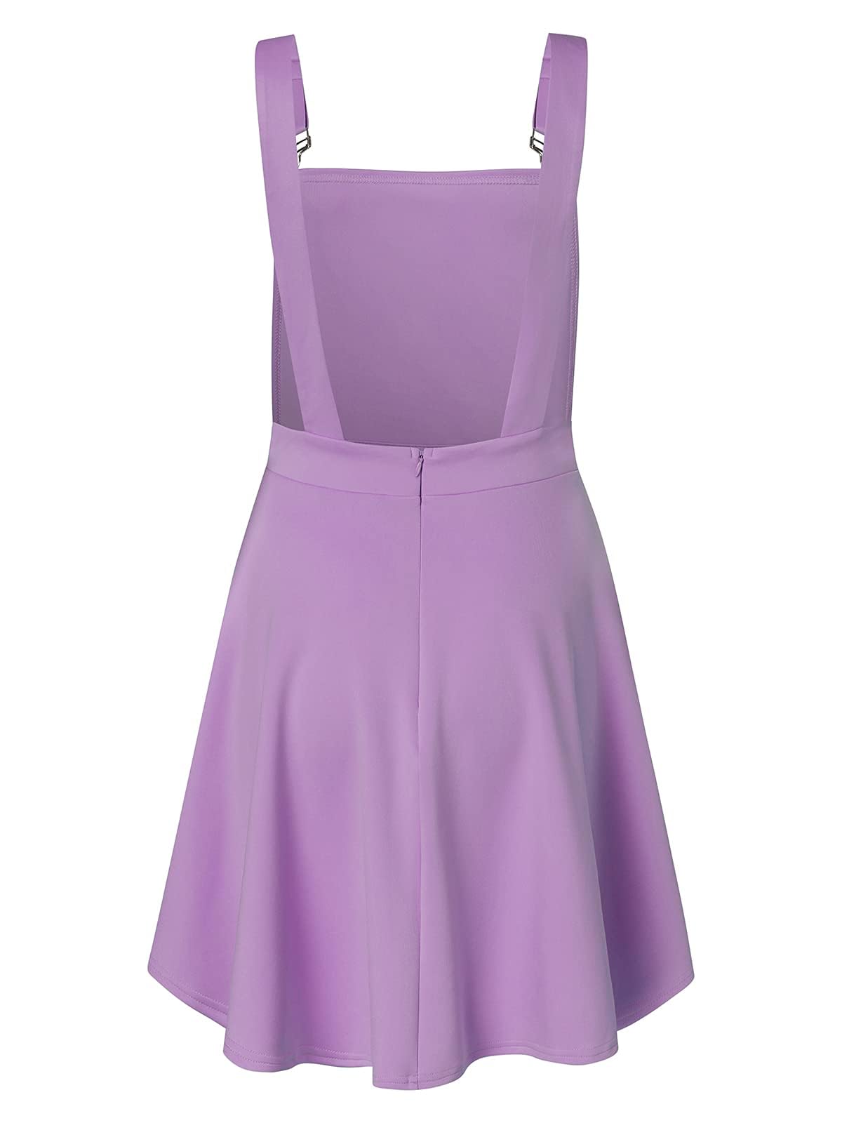 YOINS Overall Pinafore Dress for Women Pleated Mini Cute Suspender Skirt