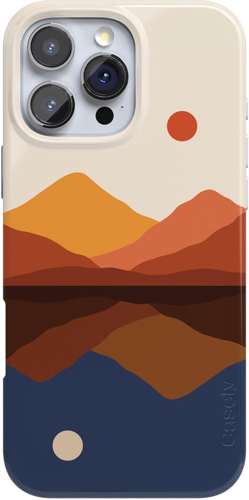 Casely iPhone 16 Pro Case | Cherry on Top | Red Cherries | Compatible with MagSafe | Classic Ultra Slim Design