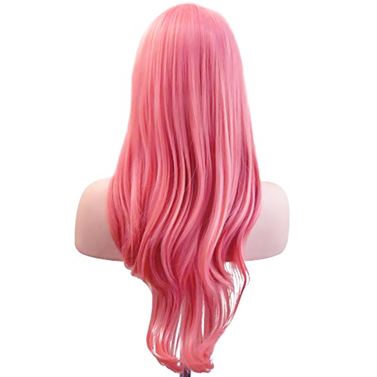 Akstore 28 inch Fashion Wigs Long Wavy Curly Hair Cosplay Wig & Wig Cap (Black)