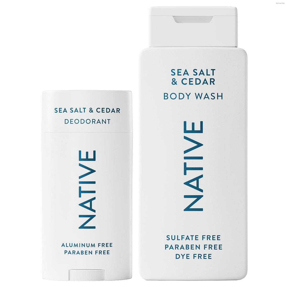 Native Clean Body Wash, Gentle & pH-balanced for Sensitive Skin, 24-Hr Freshness for Women & Men, Vegan & Cruelty-Free, Free of Sulfates & Parabens, Cherry & Vanilla Macaron, 18 fl oz