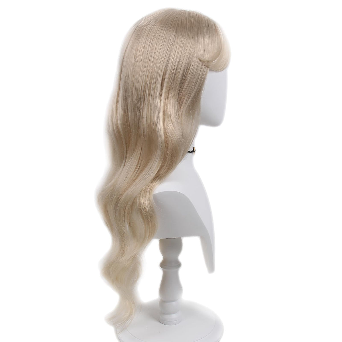 Long Pastel Wigs for Women Heat Resistant Hair Natural Wigs for Daily Cosplay Costume Party Carnival Purple-pink Gradient with Blue Highlights