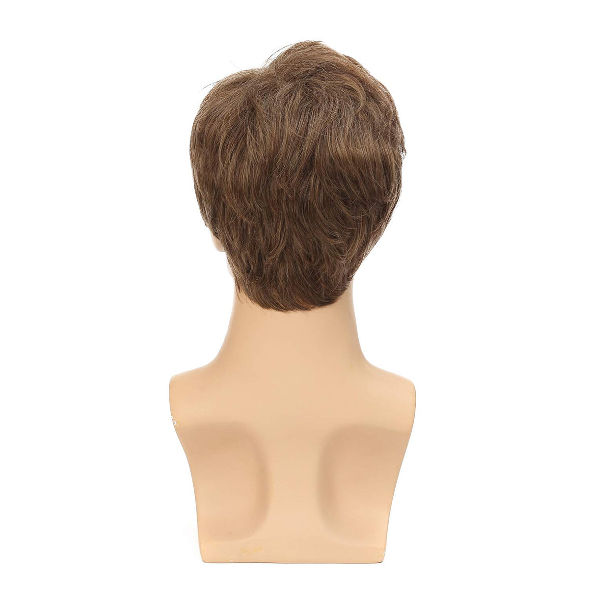 Kaneles Mullet Wigs for Men 80s Costumes Fancy Party Accessory Cosplay Halloween Wig (Light Brown)