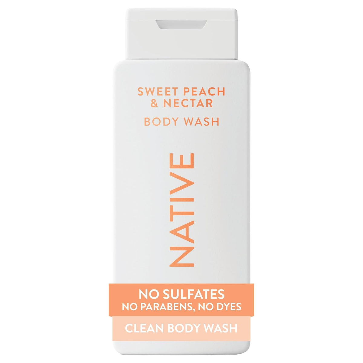 Native Clean Body Wash, Gentle & pH-balanced for Sensitive Skin, 24-Hr Freshness for Women & Men, Vegan & Cruelty-Free, Free of Sulfates & Parabens, Cherry & Vanilla Macaron, 18 fl oz
