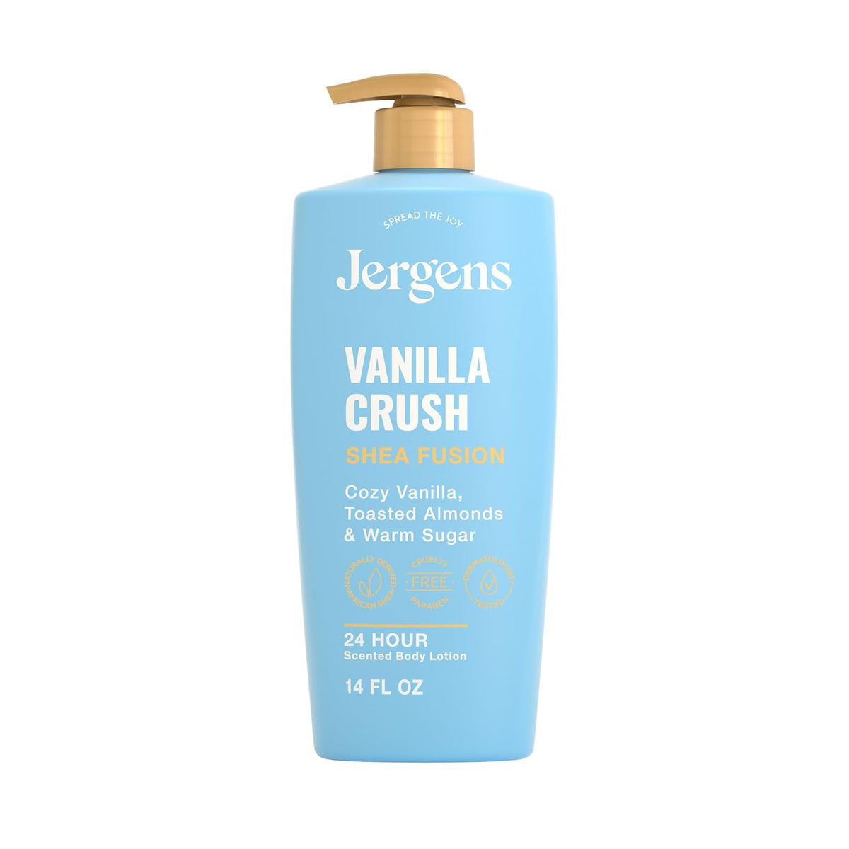 Jergens Shea Fusion Cherry Swirl Body Lotion, Dry Skin, 14 fl oz