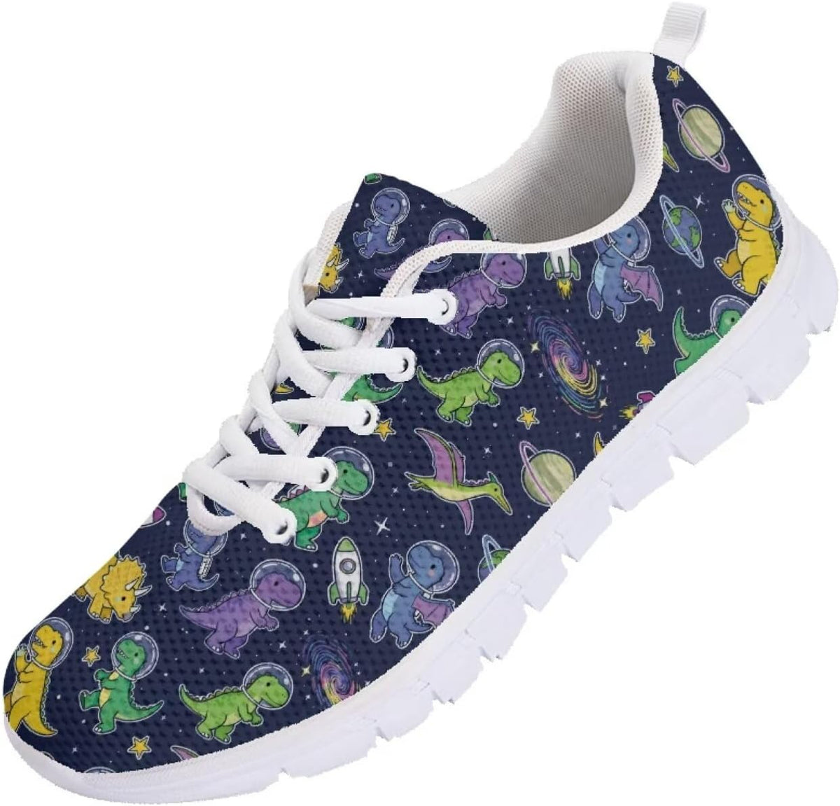 SYtrade Tennis Shoes Womens Lace-up Running Fashion Sneaker White Sole