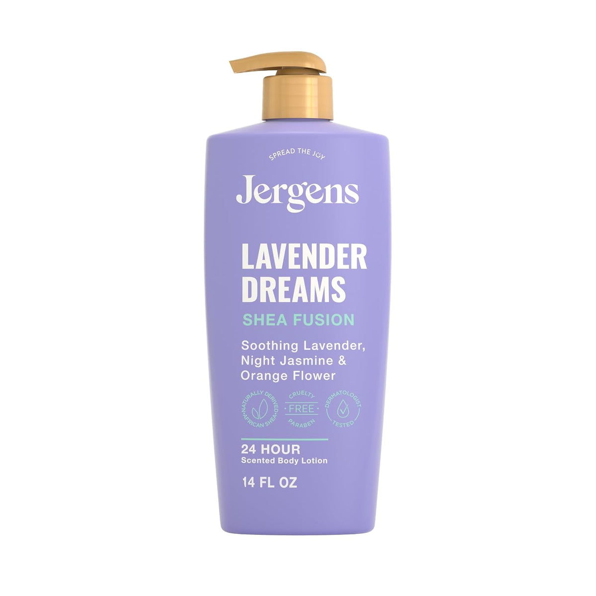 Jergens Shea Fusion Cherry Swirl Body Lotion, Dry Skin, 14 fl oz