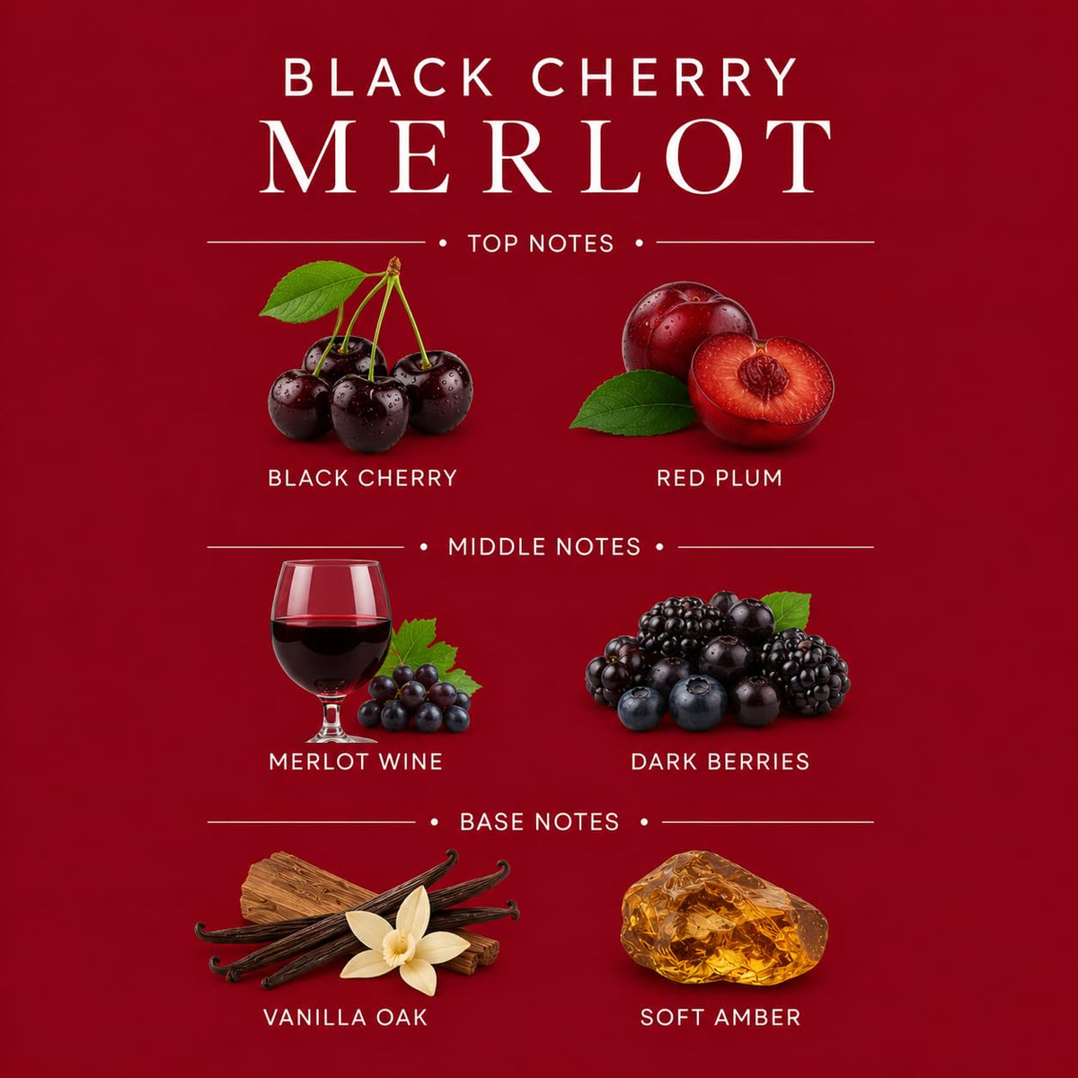 Affinati Black Cherry Merlot Body Wash & Gel – Very Fragrant, 18 oz