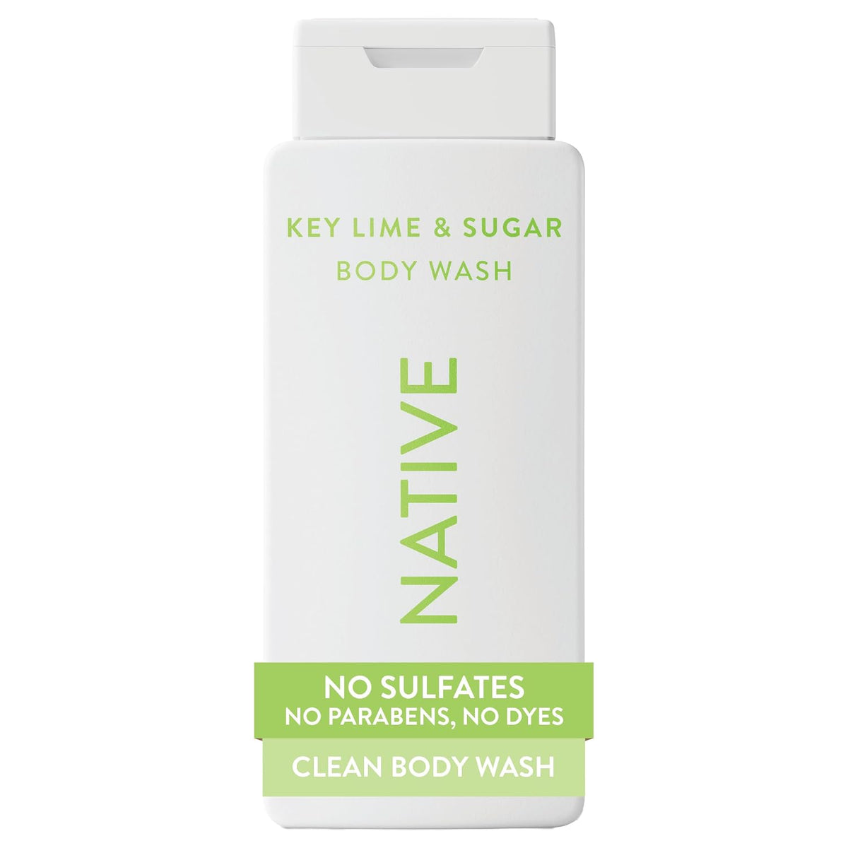 Native Clean Body Wash, Gentle & pH-balanced for Sensitive Skin, 24-Hr Freshness for Women & Men, Vegan & Cruelty-Free, Free of Sulfates & Parabens, Cherry & Vanilla Macaron, 18 fl oz