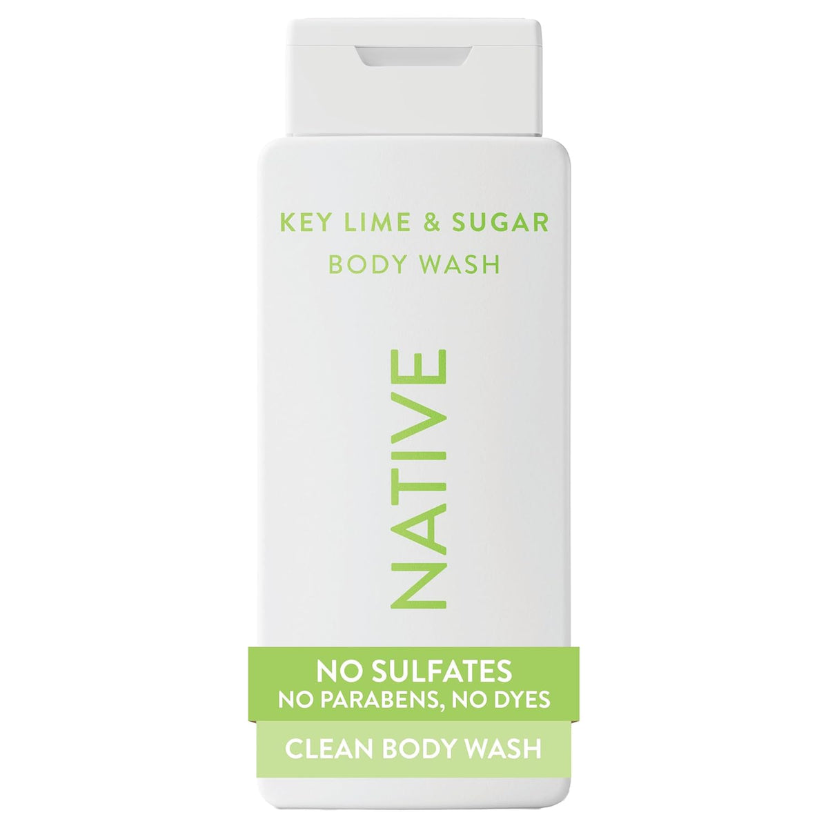 Native Clean Body Wash, Gentle & pH-balanced for Sensitive Skin, 24-Hr Freshness for Women & Men, Vegan & Cruelty-Free, Free of Sulfates & Parabens, Cherry & Vanilla Macaron, 18 fl oz