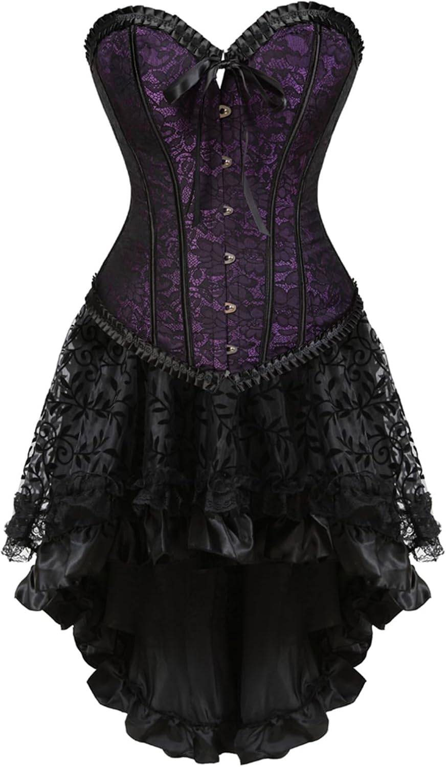 Zhitunemi Halloween Costumes Woman 2025: Corset Tops for Women Vampire Costume Women Dress - Medieval Corsets for Theme Party