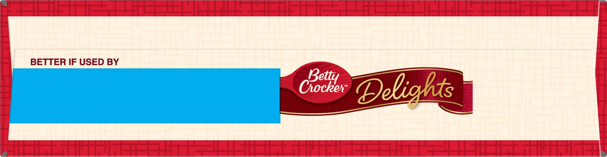 Betty Crocker Delights Super Moist Cherry Chip Cake Mix, 13.25 oz.