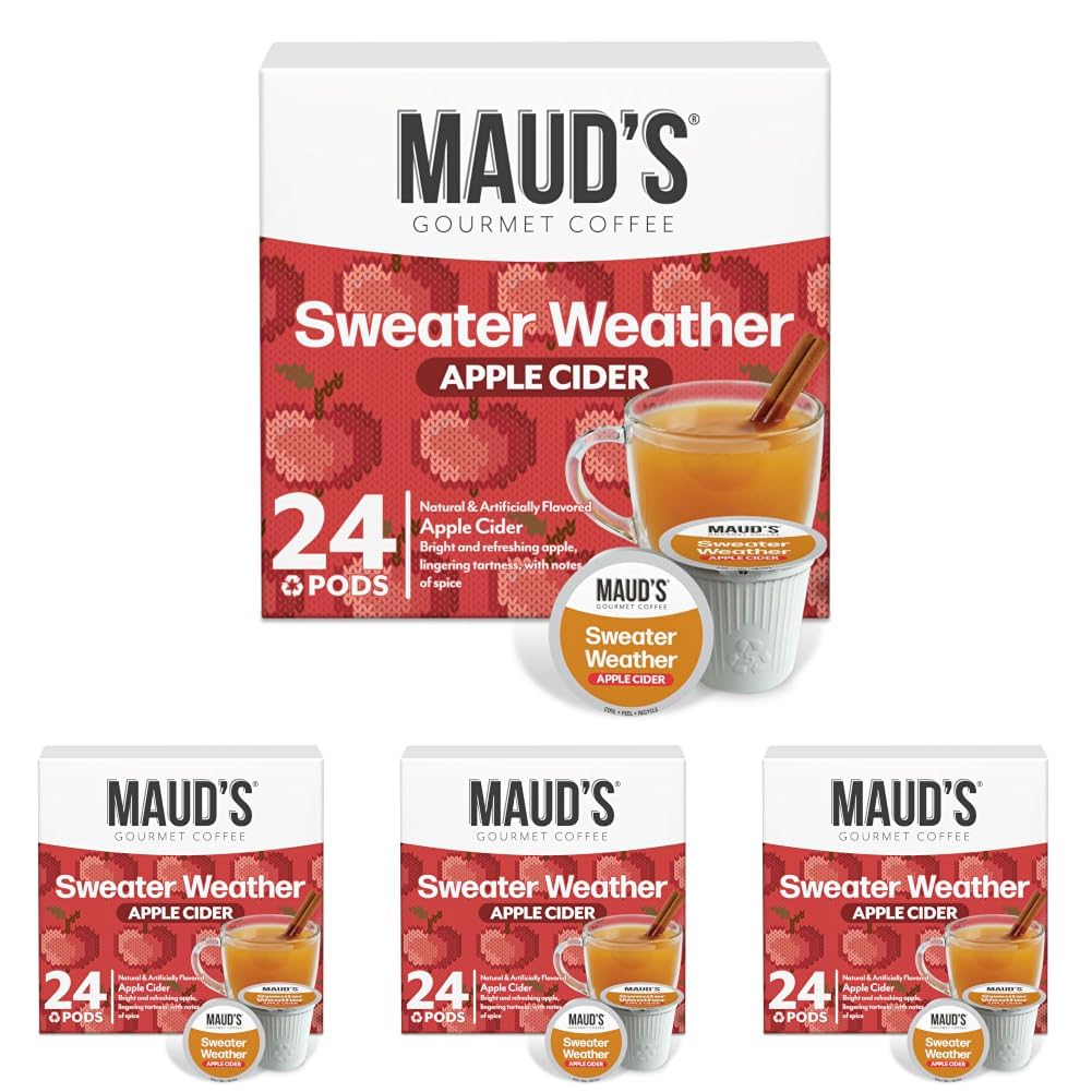 Maud's Cherry Flavored Medium Roast Coffee Pods, 18ct