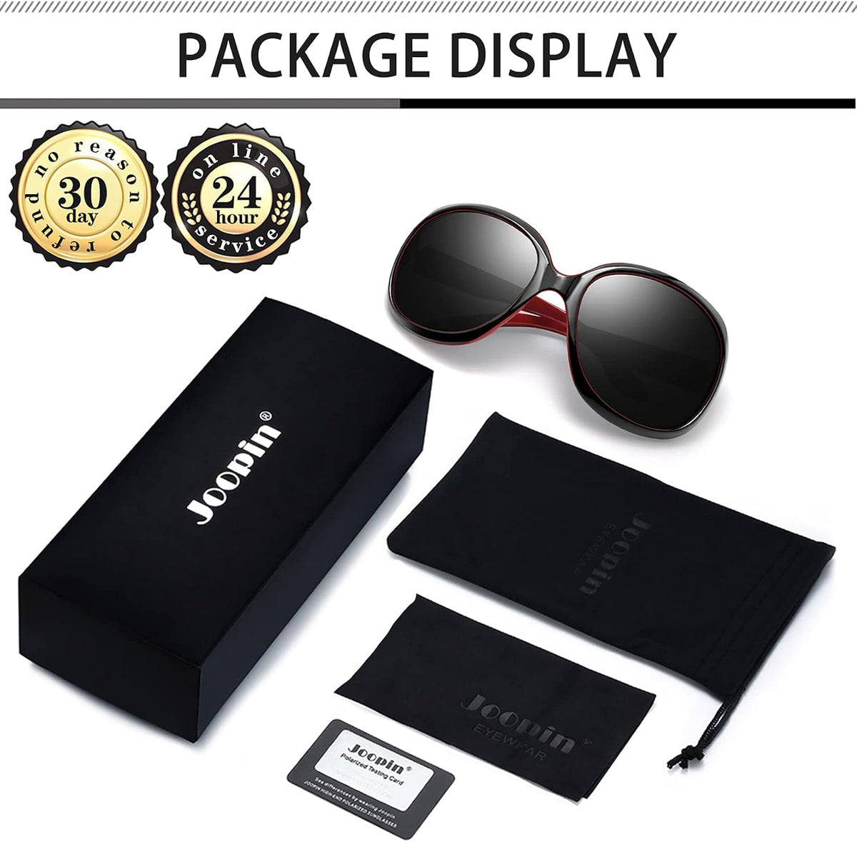 Joopin Oversized Sunglasses Womens Trendy Polarized Large Driving Sun Glasses Ladies UV Protective Big Sunnies Shades