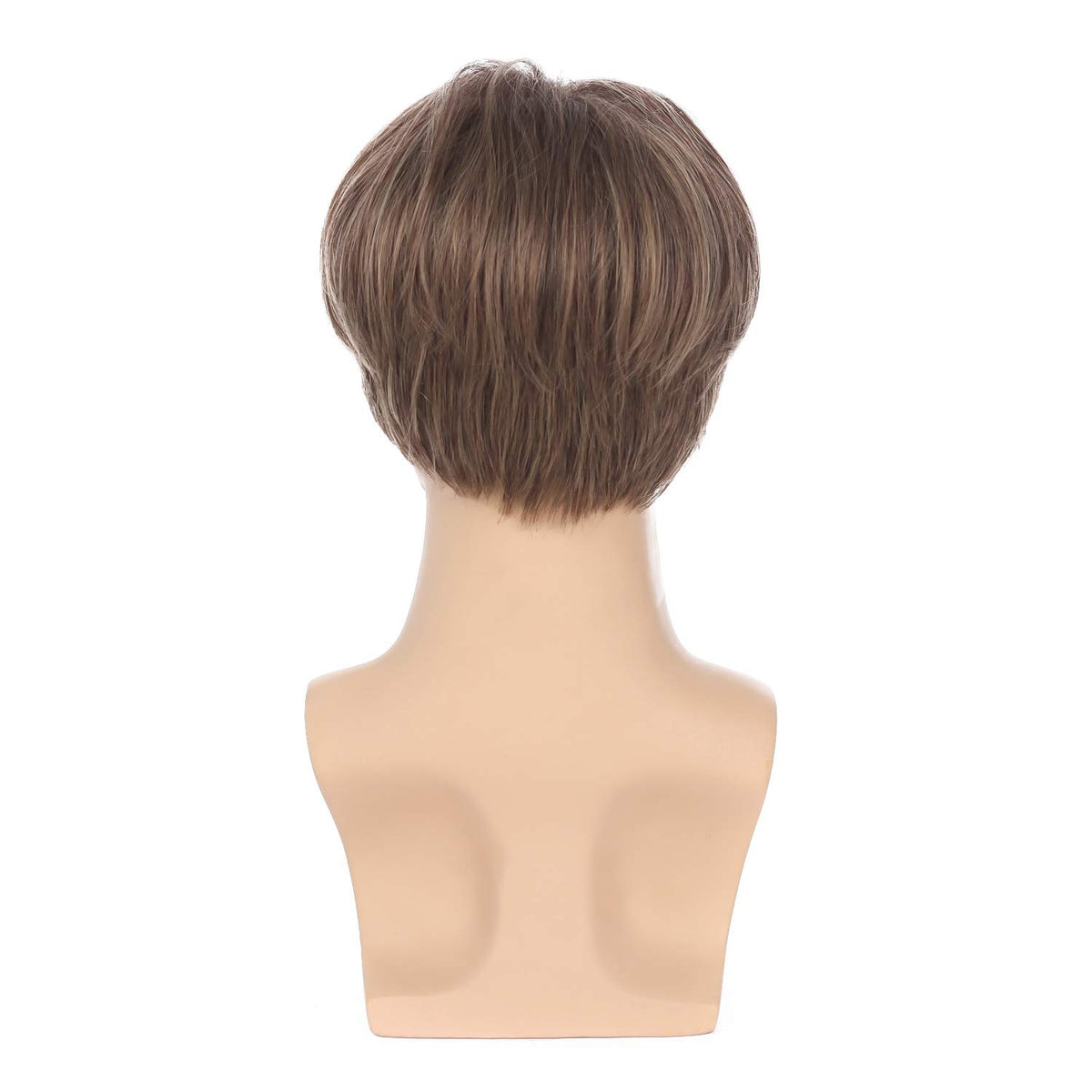 Kaneles Mullet Wigs for Men 80s Costumes Fancy Party Accessory Cosplay Halloween Wig (Light Brown)