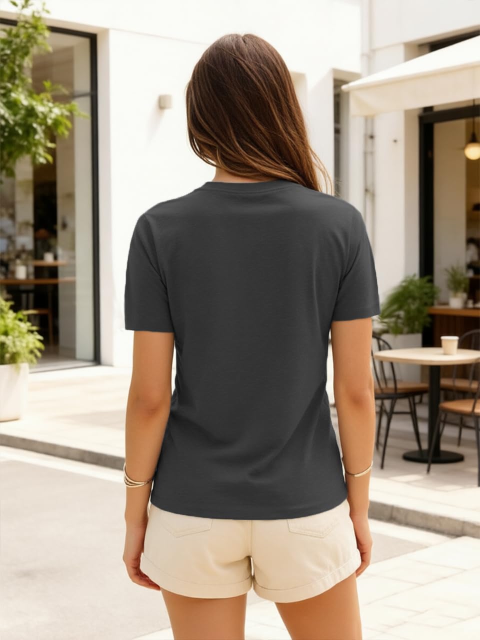 Cherry Graphic Tees Sweet Vibe Streetwear Shirt Short Sleeve Tops for Women
