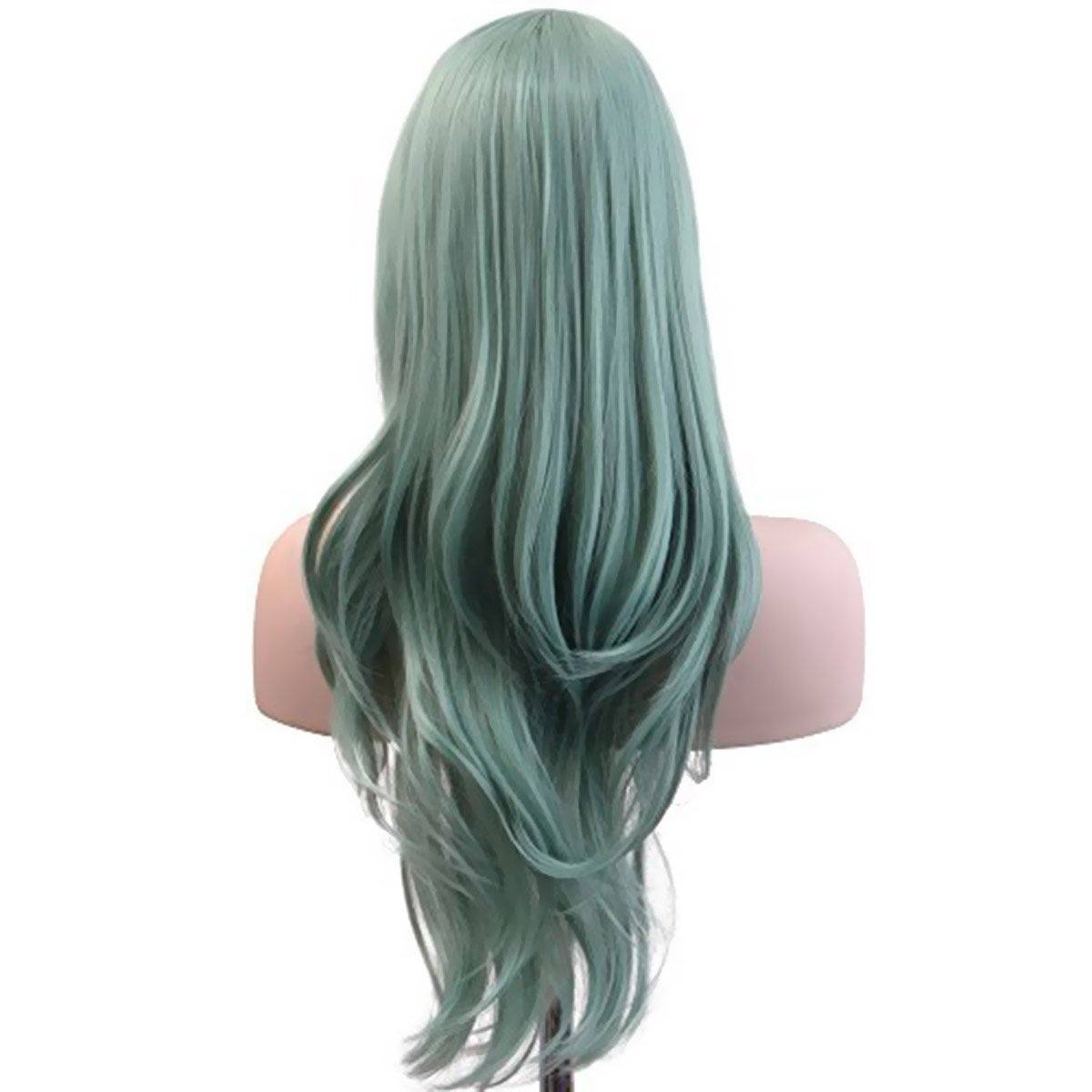 Akstore 28 inch Fashion Wigs Long Wavy Curly Hair Cosplay Wig & Wig Cap (Black)