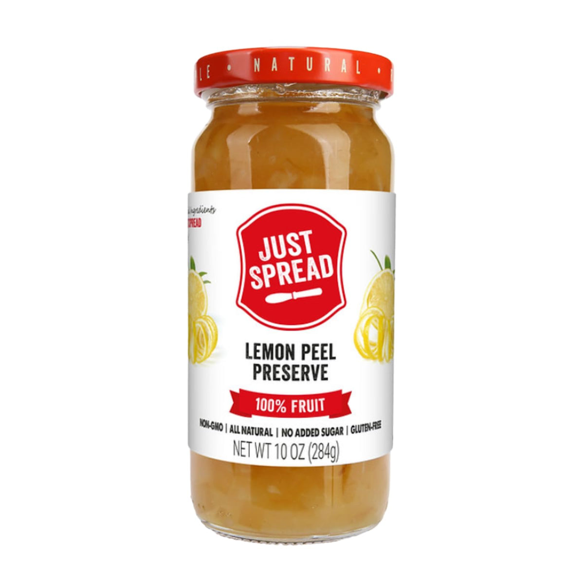 Just Spread 100% Fruit Preserve, Cherry, 10 oz Jar