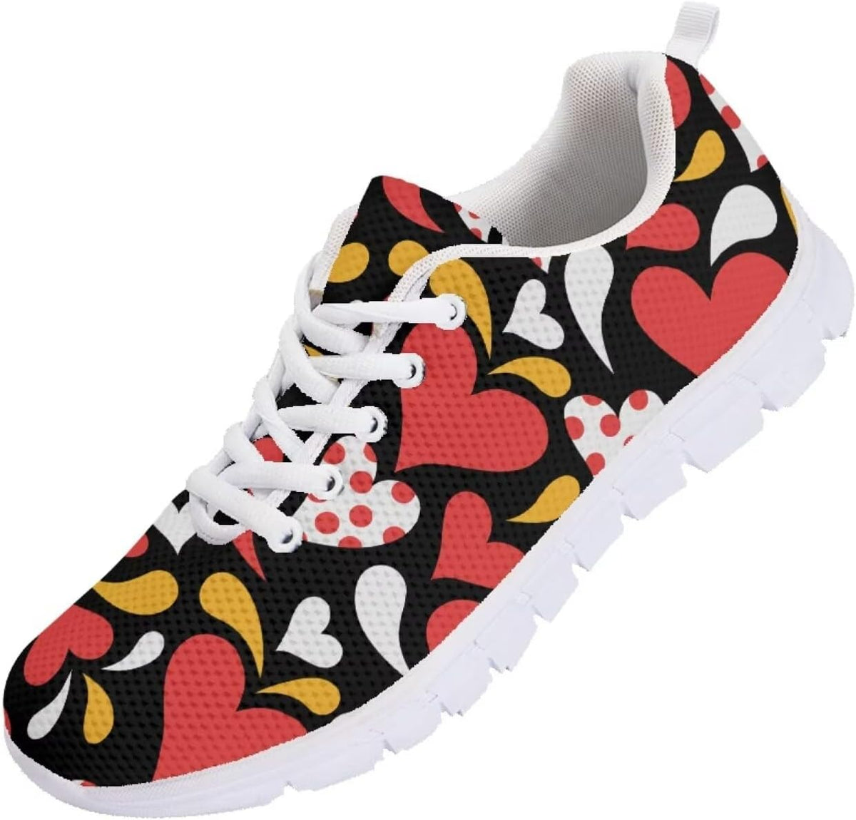 SYtrade Tennis Shoes Womens Lace-up Running Fashion Sneaker White Sole