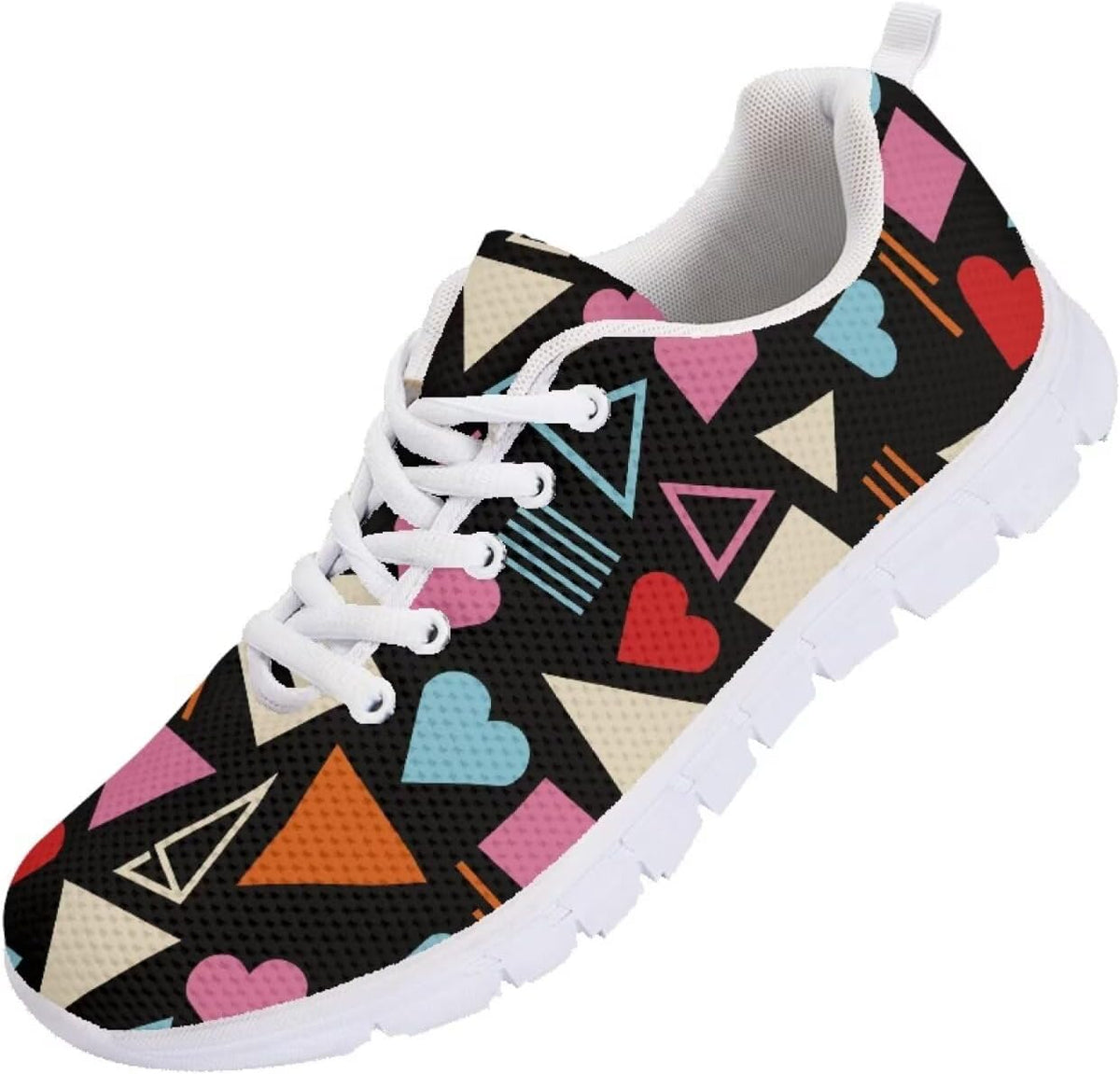 SYtrade Tennis Shoes Womens Lace-up Running Fashion Sneaker White Sole