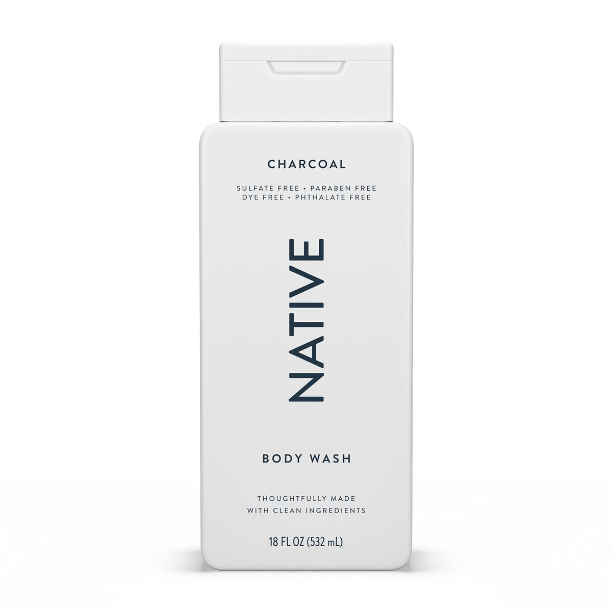 Native Clean Body Wash, Gentle & pH-balanced for Sensitive Skin, 24-Hr Freshness for Women & Men, Vegan & Cruelty-Free, Free of Sulfates & Parabens, Cherry & Vanilla Macaron, 18 fl oz