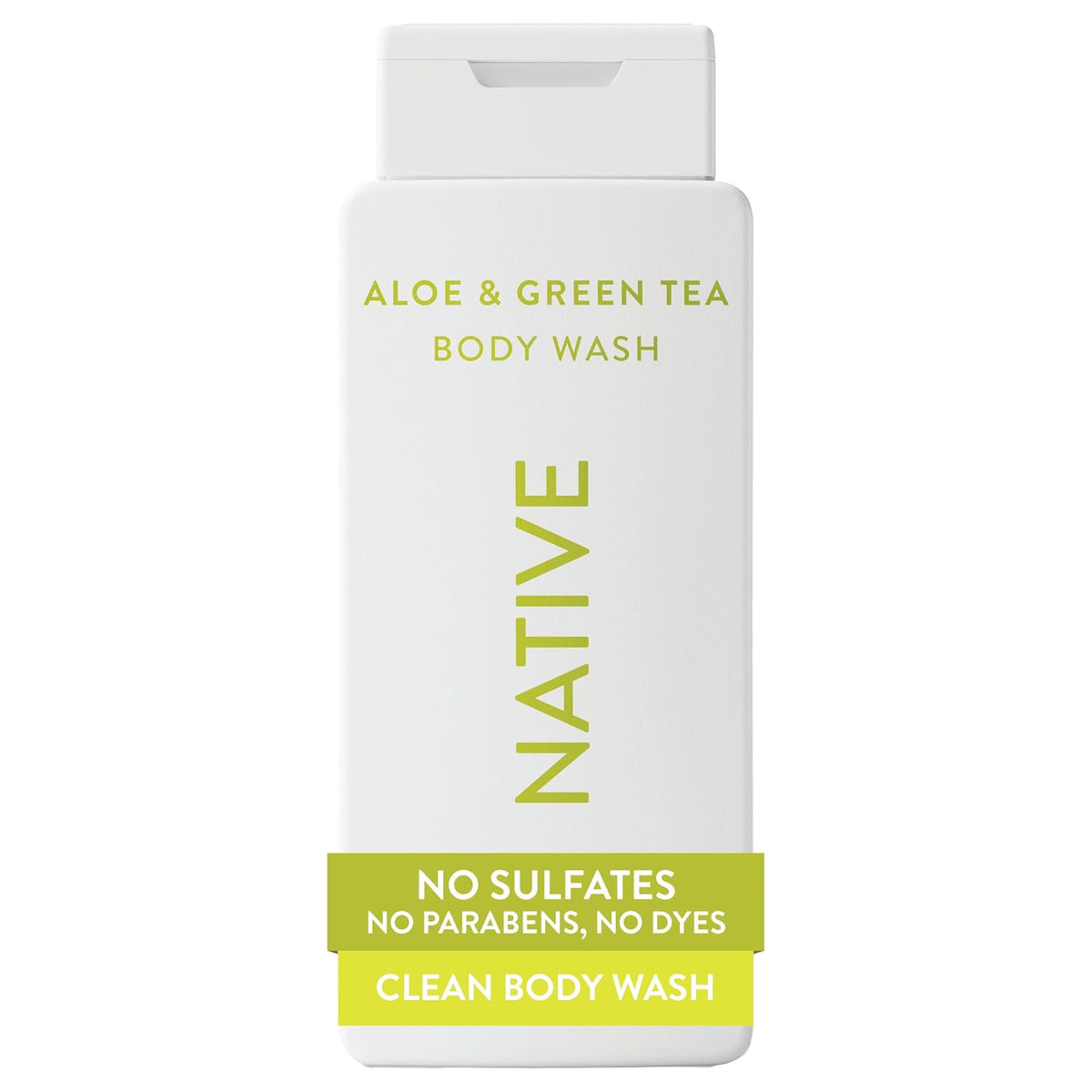 Native Clean Body Wash, Gentle & pH-balanced for Sensitive Skin, 24-Hr Freshness for Women & Men, Vegan & Cruelty-Free, Free of Sulfates & Parabens, Cherry & Vanilla Macaron, 18 fl oz