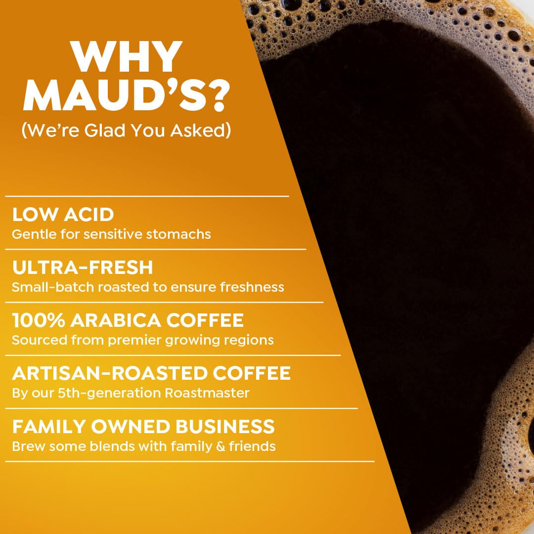 Maud's Cherry Flavored Medium Roast Coffee Pods, 18ct