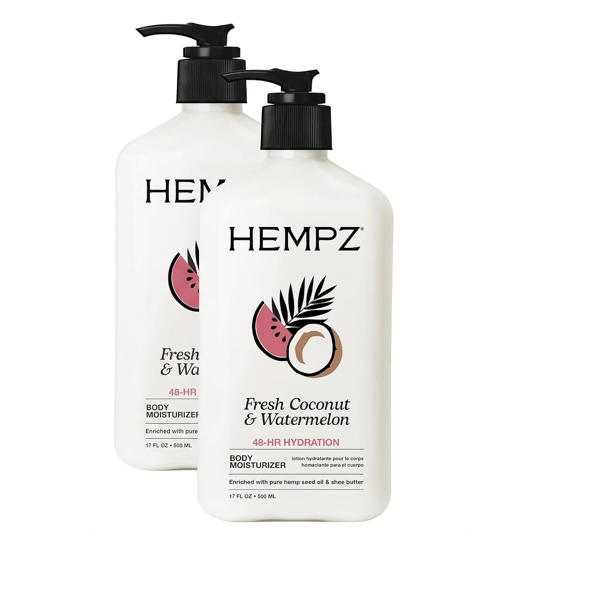 Hempz Dark Red Cherries Moisturizing Body Lotion - 17 Fl Oz