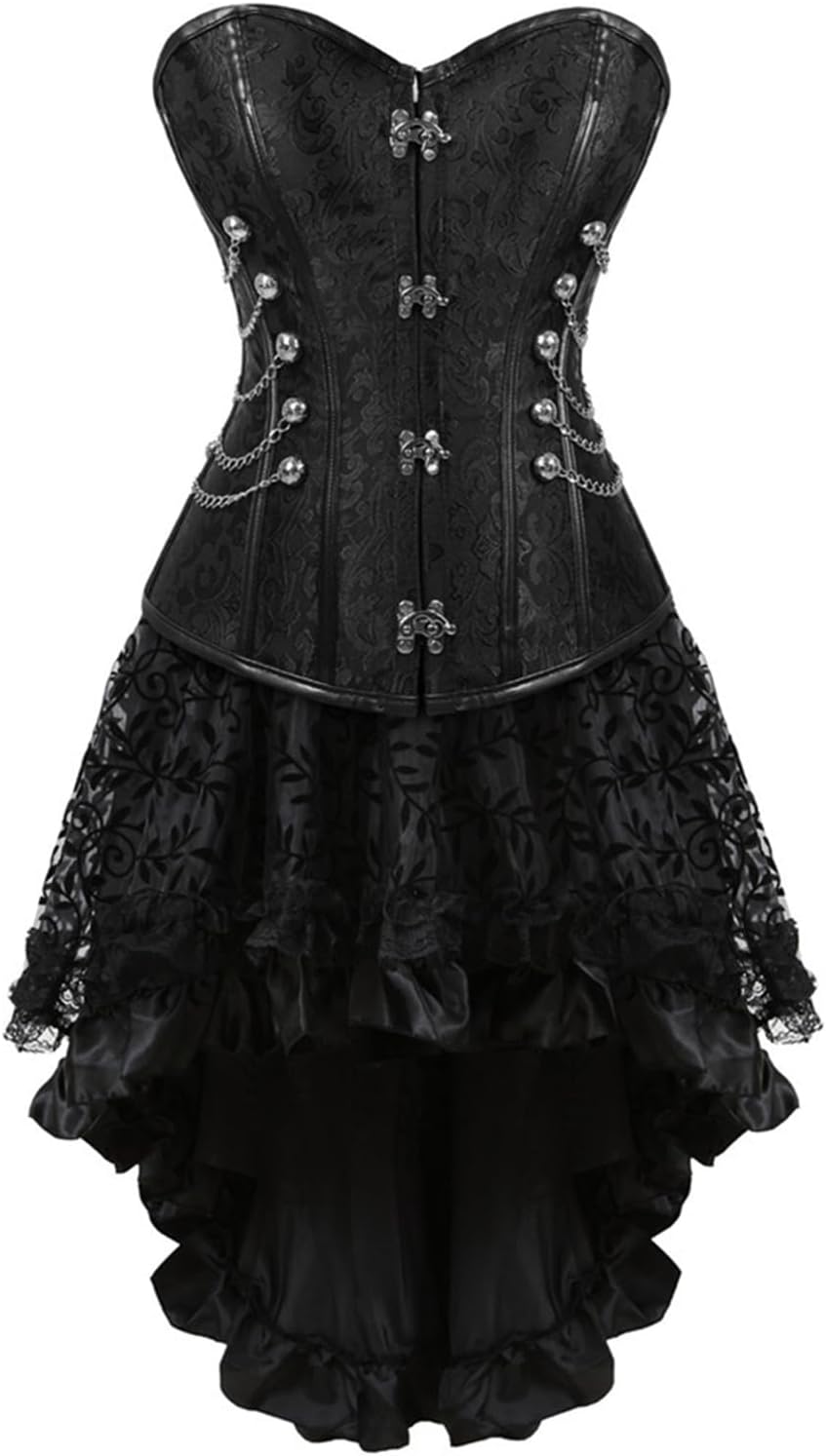 Zhitunemi Halloween Costumes Woman 2025: Corset Tops for Women Vampire Costume Women Dress - Medieval Corsets for Theme Party