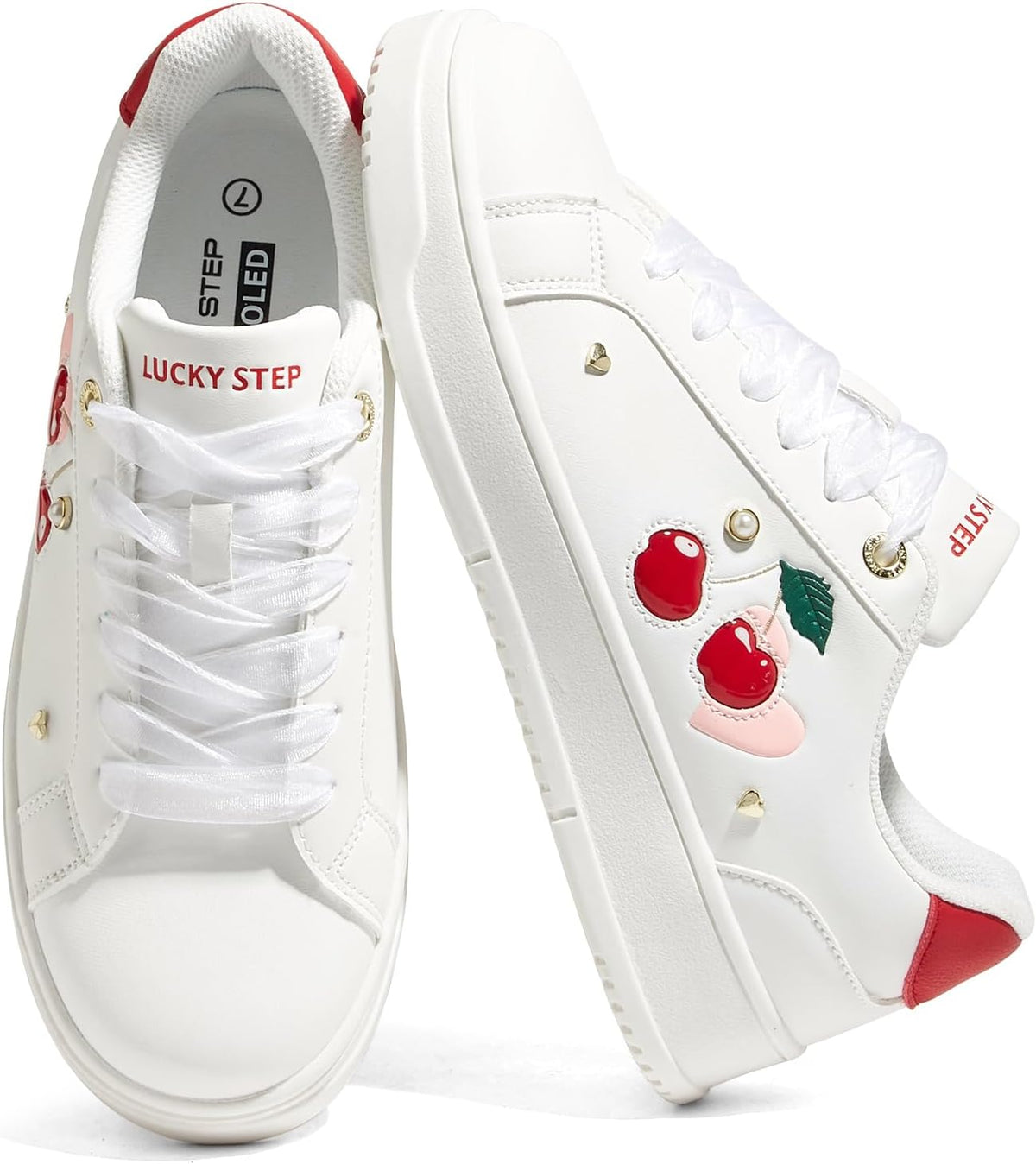 LUCKY STEP Women's Printed Fashion Sneakers