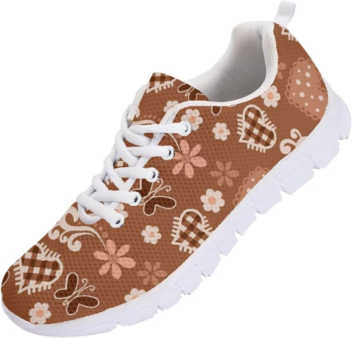 SYtrade Tennis Shoes Womens Lace-up Running Fashion Sneaker White Sole