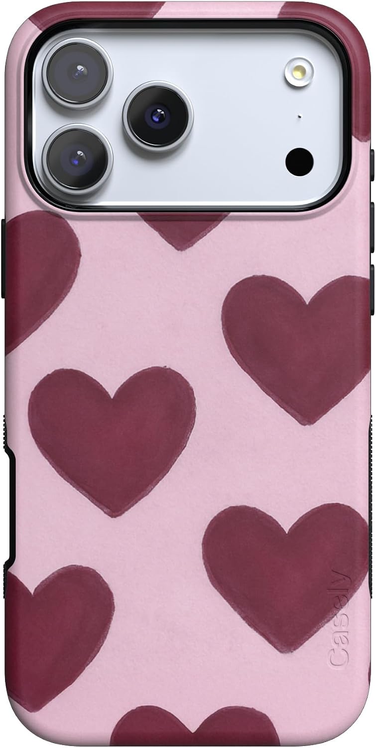 Casely iPhone 17 Air Case | Very Cherry | Painted Cherries | Bold Protective Design | MagSafe Compatible Design
