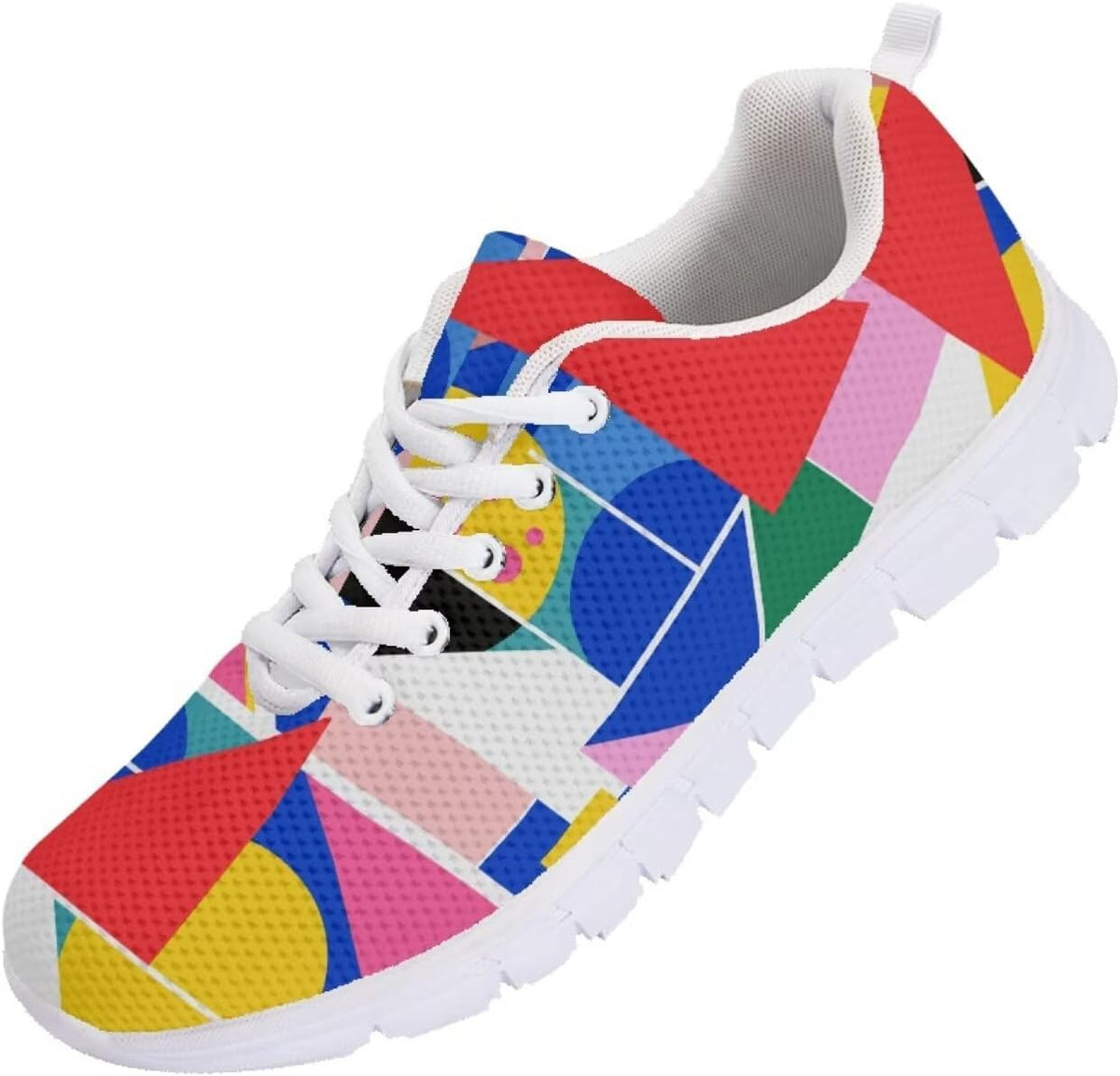 SYtrade Tennis Shoes Womens Lace-up Running Fashion Sneaker White Sole