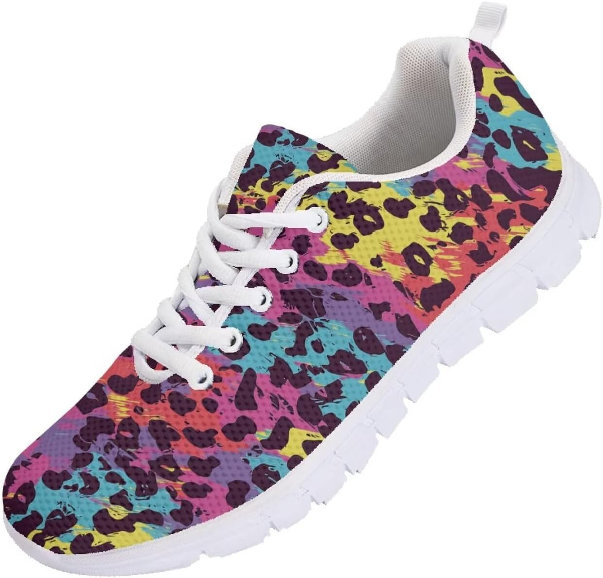SYtrade Tennis Shoes Womens Lace-up Running Fashion Sneaker White Sole