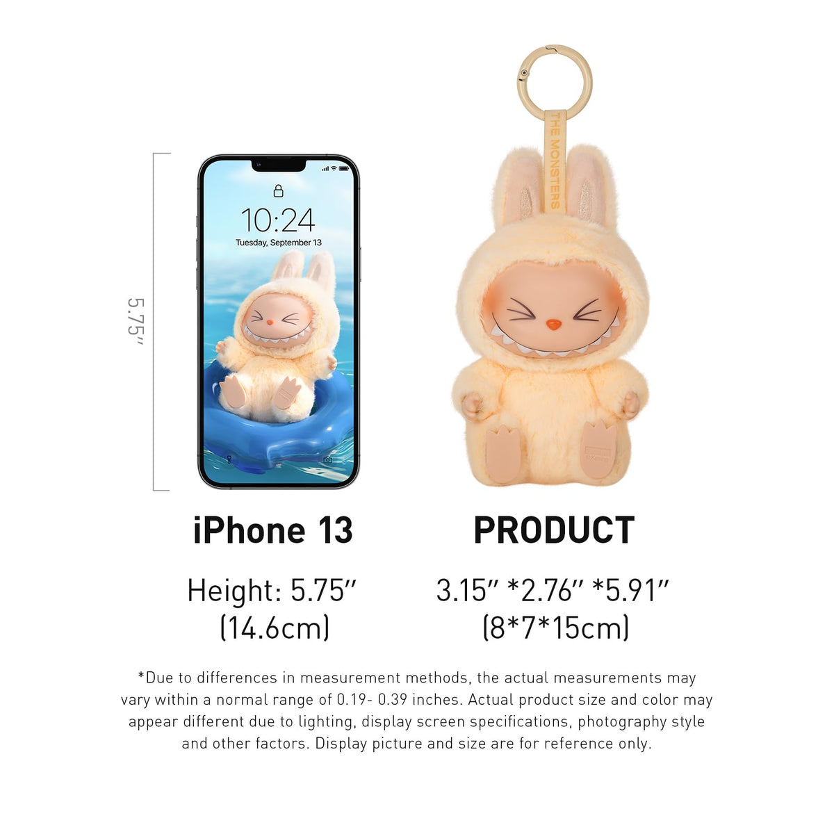 POP MART THE Monsters LABUBU Big into Energy Vinyl Plush Pendant Blind Box