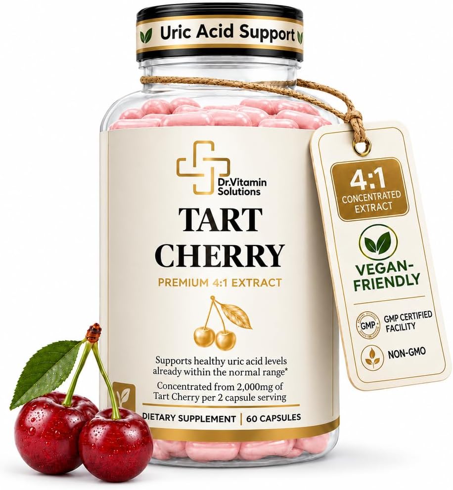 Tart Cherry Extract Supplement 2000 mg - Joint, Sleep Support