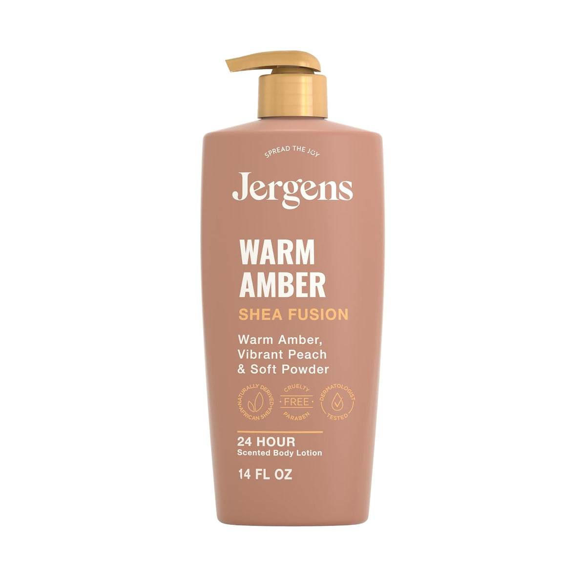 Jergens Shea Fusion Cherry Swirl Body Lotion, Dry Skin, 14 fl oz