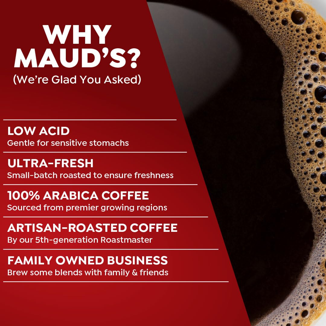 Maud's Cherry Flavored Medium Roast Coffee Pods, 18ct