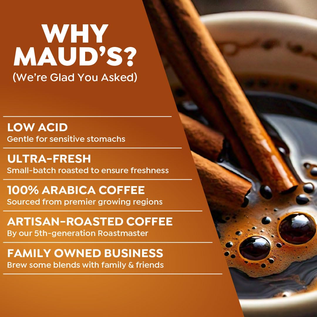 Maud's Cherry Flavored Medium Roast Coffee Pods, 18ct