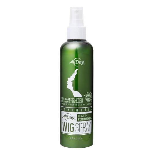 AllDay Locks Synthetic Wig Spray, Nourishes, Softens Fibers, 8 Oz Bottle