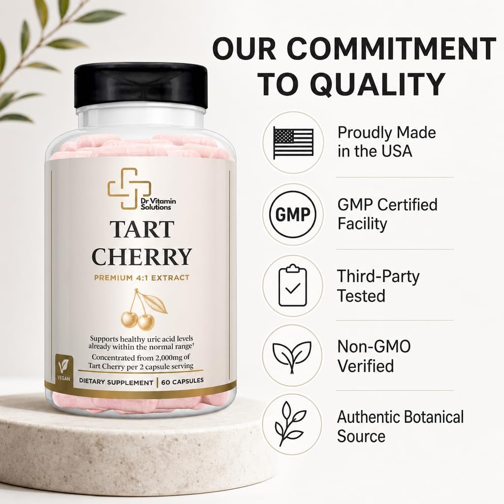 Tart Cherry Extract Supplement 2000 mg - Joint, Sleep Support