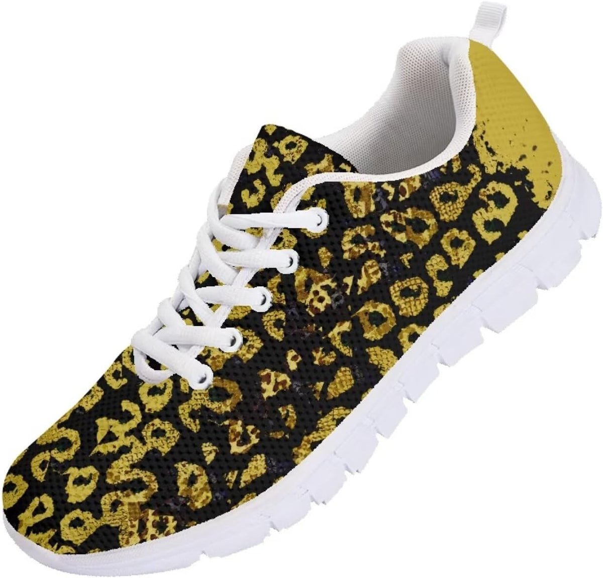 SYtrade Tennis Shoes Womens Lace-up Running Fashion Sneaker White Sole