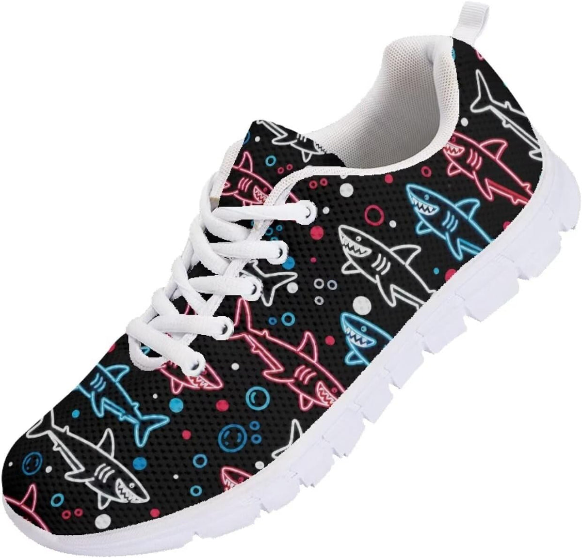 SYtrade Tennis Shoes Womens Lace-up Running Fashion Sneaker White Sole